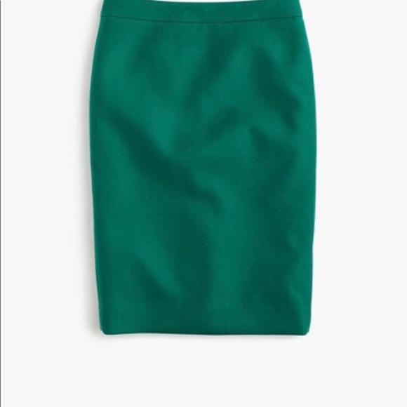 J CREW green skirt nwot - Picture 5 of 7